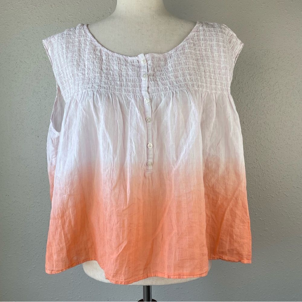NWT We The Free Pink Combo Sleeveless Oversized Top Size S